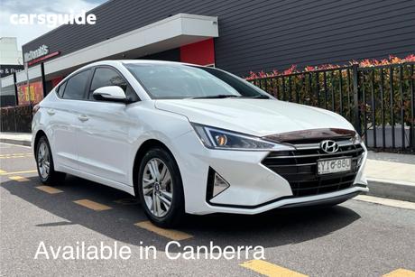 White 2020 Hyundai Elantra Sedan Active