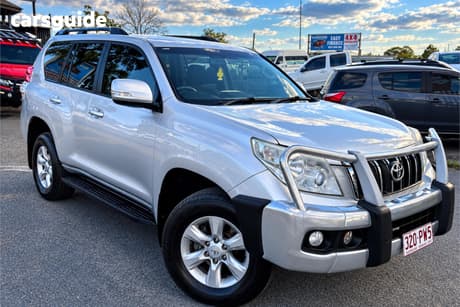 Silver 2013 Toyota Landcruiser Prado Wagon Gxl (4X4)