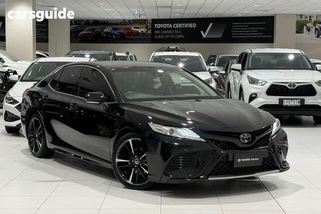 Black 2019 Toyota Camry Sedan Sx