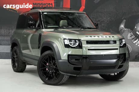 Green 2021 Land Rover Defender Wagon 90 P300 S (221Kw)