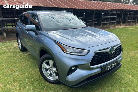Blue 2023 Toyota Kluger Wagon Gx Hybrid Awd