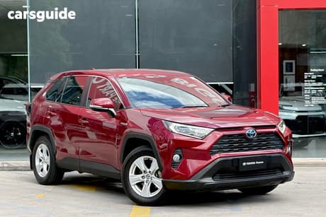 Red 2020 Toyota RAV4 Wagon Gx Awd Hybrid (Nav)