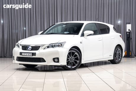 White 2012 Lexus CT200H Hatchback F Sport