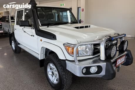White 2022 Toyota Landcruiser Double Cab Chassis Lc79 Gxl