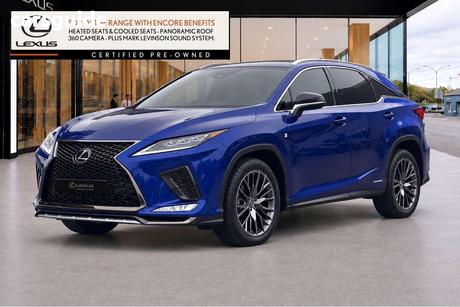 Blue 2021 Lexus RX450H Wagon F Sport Hybrid