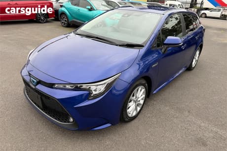 Blue 2020 Toyota Corolla SUV TOURING WXB HYBRID