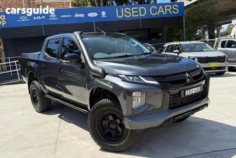 Grey 2022 Mitsubishi Triton Double Cab Pick Up Gsr (4X4)