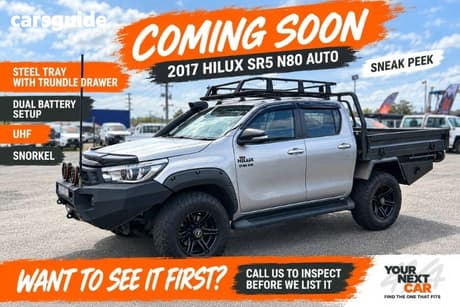 Silver 2017 Toyota Hilux Dual Cab Utility Sr5 (4X4)