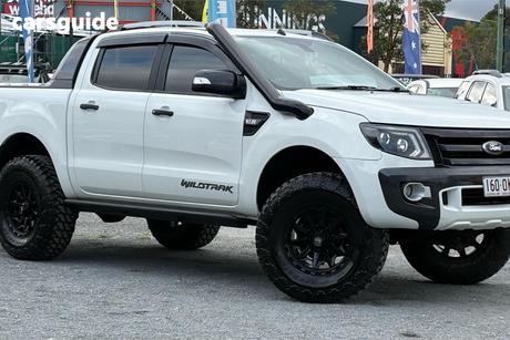 White 2014 Ford Ranger Crew Cab Utility Wildtrak 3.2 (4X4)