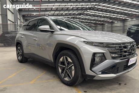 Silver 2024 Hyundai Tucson Wagon Elite Hybrid (Fwd)