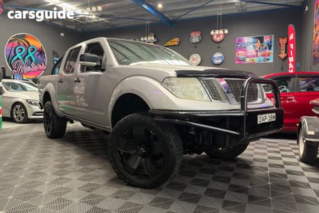 Silver 2012 Nissan Navara Dual Cab Pick-up St (4X4)