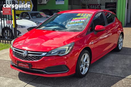 Red 2017 Holden Astra Hatchback Rs