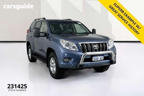 Blue 2012 Toyota Landcruiser Prado Wagon Gxl (4X4)