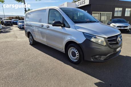 Silver 2021 Mercedes-Benz Vito Van 116 Cdi Mwb Rwd