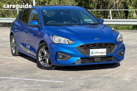 Blue 2018 Ford Focus Hatchback St-Line