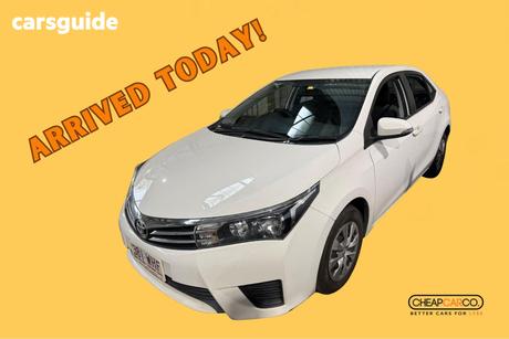 White 2016 Toyota Corolla Sedan Ascent