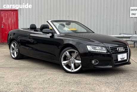 Black 2011 Audi A5 Cabriolet 2.0 Tfsi Quattro