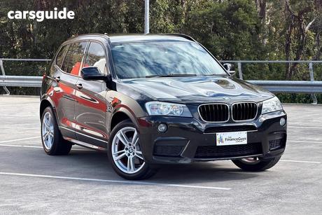 Black 2013 BMW X3 Wagon Xdrive 20D