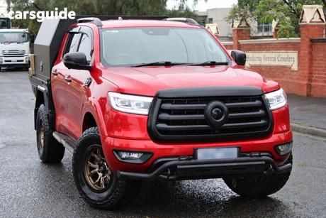 Red 2021 GWM UTE Dual Cab Utility Cannon (4X4)