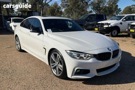 White 2016 BMW 420D Coupe Gran Coupe Sport Line