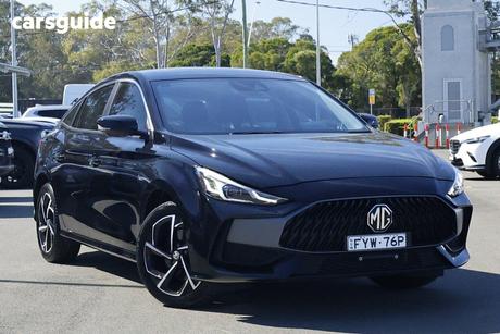 Black 2023 MG MG5 Sedan Essence