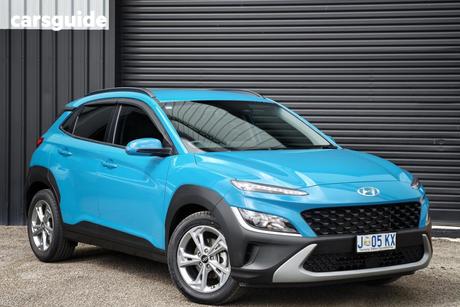Blue 2021 Hyundai Kona Wagon Active (Fwd)
