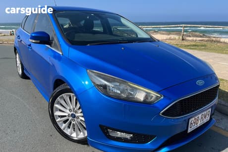 Blue 2016 Ford Focus Hatchback Sport