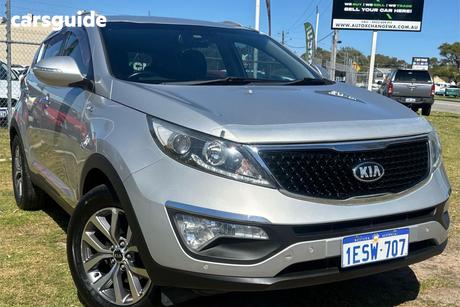 Silver 2014 Kia Sportage Wagon Sli (Awd)