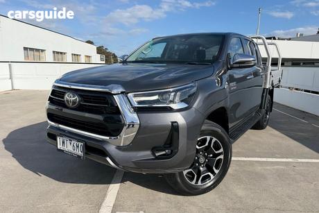 Grey 2022 Toyota Hilux Double Cab Chassis Sr5 (4X4)