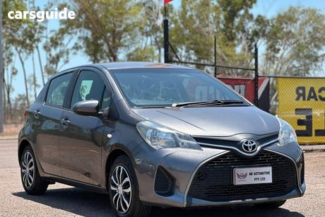 Grey 2015 Toyota Yaris Hatchback Ascent