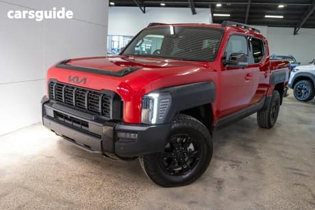 Red 2025 Kia Tasman Double Cab Pick Up X-Pro (4X4) (0.9T) Blck Fender