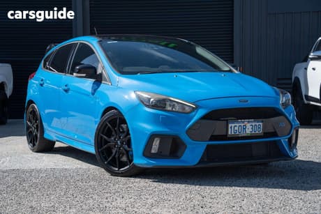 Blue 2017 Ford Focus Hatchback Rs Limited Edition