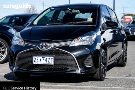 Black 2014 Toyota Yaris Hatchback Ascent