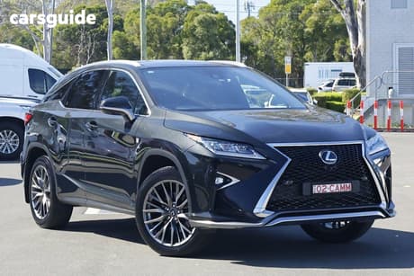 Black 2018 Lexus RX350 Wagon F Sport