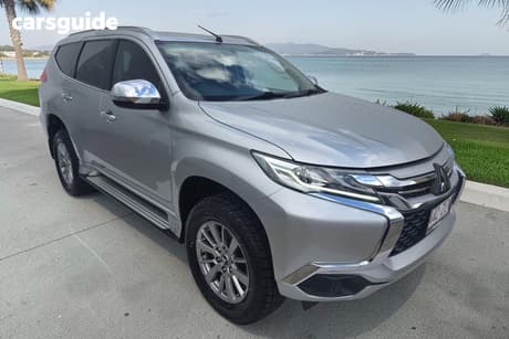 Silver 2019 Mitsubishi Pajero Sport Wagon Glx (4X4) 5 Seat