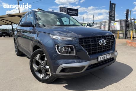 Blue 2023 Hyundai Venue Wagon Active