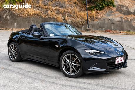 Black 2020 Mazda MX-5 Convertible Roadster Gt