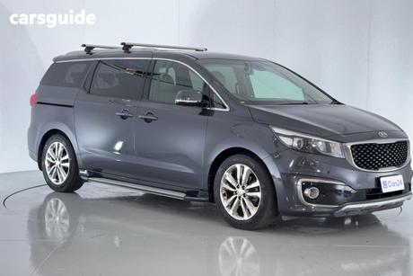 Grey 2016 Kia Carnival Wagon Platinum