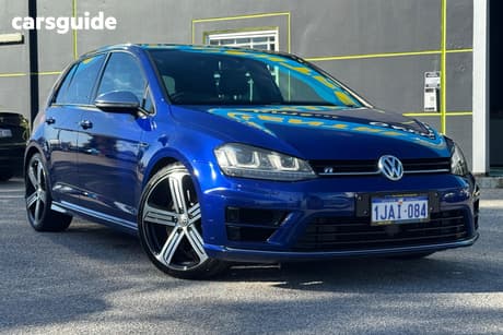 Blue 2016 Volkswagen Golf Hatchback R