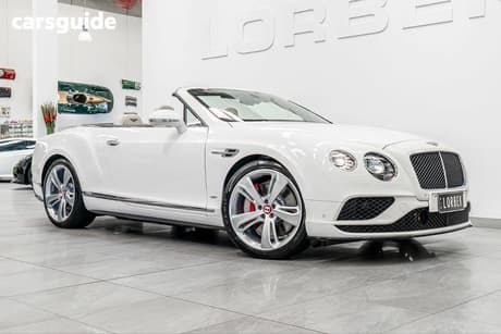 White 2016 Bentley Continental Convertible GTC V8 S