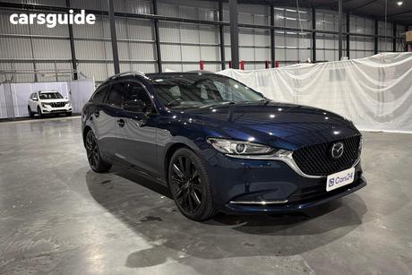 Blue 2022 Mazda 6 Wagon Gt Sp