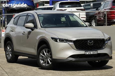 Silver 2026 Mazda CX-5 Wagon G25 Maxx Sport (Fwd)
