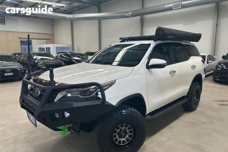 White 2021 Toyota Fortuner Wagon Gxl