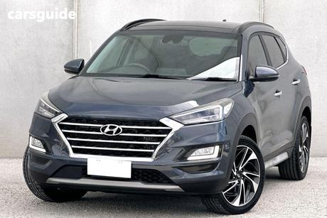 Blue 2019 Hyundai Tucson Wagon Highlander (Awd)