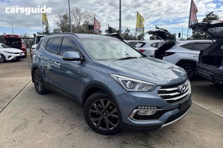 Blue 2016 Hyundai Santa FE Wagon 30 Special Edition