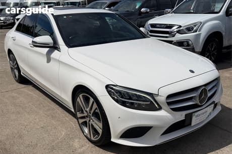 White 2018 Mercedes-Benz C200 Sedan Edition C
