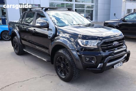 Black 2020 Ford Ranger Double Cab Pick Up Wildtrak 2.0 (4X4)