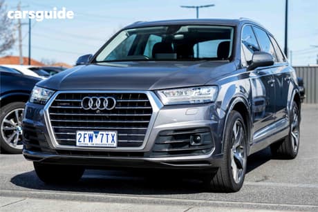 Grey 2017 Audi Q7 Wagon 3.0 Tdi Quattro (160Kw)