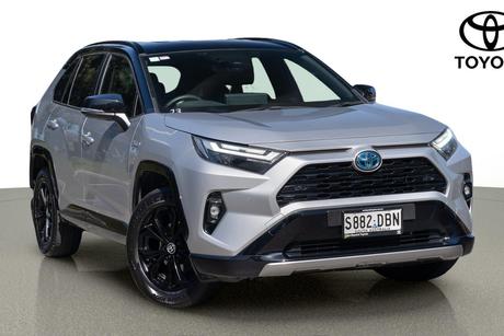 Silver 2024 Toyota RAV4 Wagon Xse (2Wd) Hybrid Premium Paint
