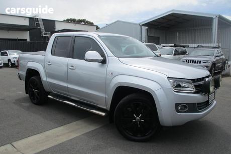 Silver 2016 Volkswagen Amarok Dual Cab Utility Tdi420 Highline (4X4)